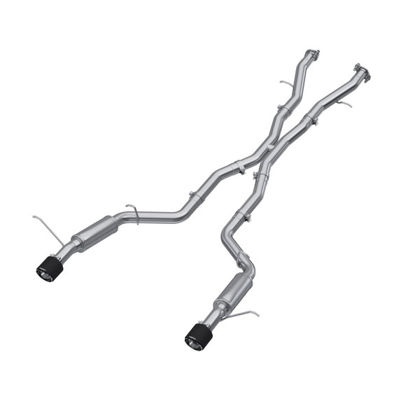 MBRP ARMOR Pro Cat-Back Exhaust, T304 Stainless Steel - 2018-2026 Dodge Durango SRT/Hellcat 6.2L - S51053CF