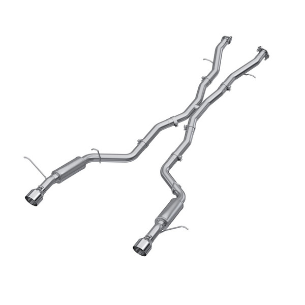 MBRP ARMOR Lite Cat-Back Exhaust, Aluminized Steel - 2018-2026 Dodge Durango SRT/Hellcat 6.2L - S5105AL