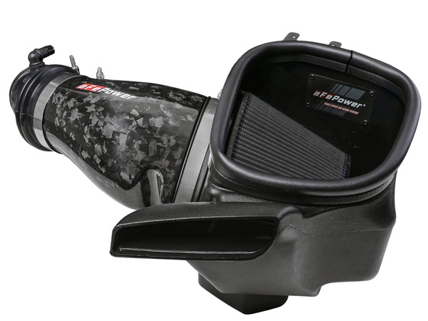 aFe Power Track Series Carbon Fiber Cold Air Intake with Black Pro 5R Filter for 2021-2024 Durango Hellcat | 2018-2021 Jeep Trackhawk 6.2L - 57-10028K
