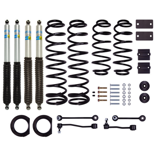 Bilstein 2018-2025 Jeep Wrangler JL 4DR B8 5100 1.5in Suspension Lift Kit (With Winch)
