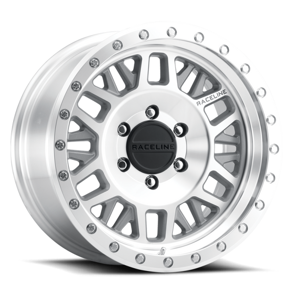 Raceline 951MC Ryno Machined Wheel 18x9 | 6x139.7 BC (6x5.5) | +18 Offset - fits Chevrolet Silverado 1500 1999-2026, GMC Sierra 1500 1999-2026, Chevrolet Tahoe 1992-2026, Chevrolet Suburban 1992-2026, GMC Yukon 1992-2026, and 25 more