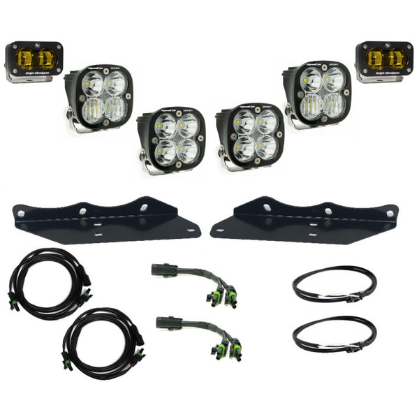 Baja Designs 2017-2020 Ford F-150 Raptor S2 Fog Pocket Kit Amber product photo