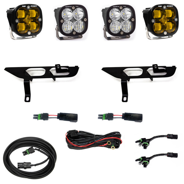 Baja Designs 2021-2023 Ford F-150 Fog Pocket Kit Amber product photo