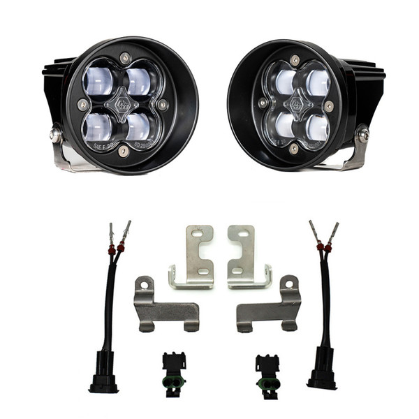 Baja Designs 2012-2023 Toyota Tacoma / Tundra / 4Runner Squadron-R Fog Pocket Kit product photo