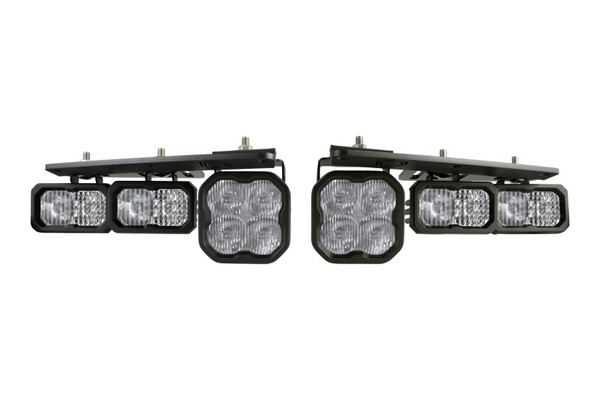 Diode Dynamics 2021-2024 Ford Bronco Stage Series Fog Pocket Kit - White Sport