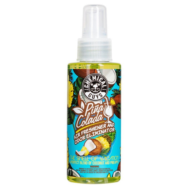 Chemical Guys Pina Colada Air Freshener & Odor Eliminator - 4oz - Case of 12