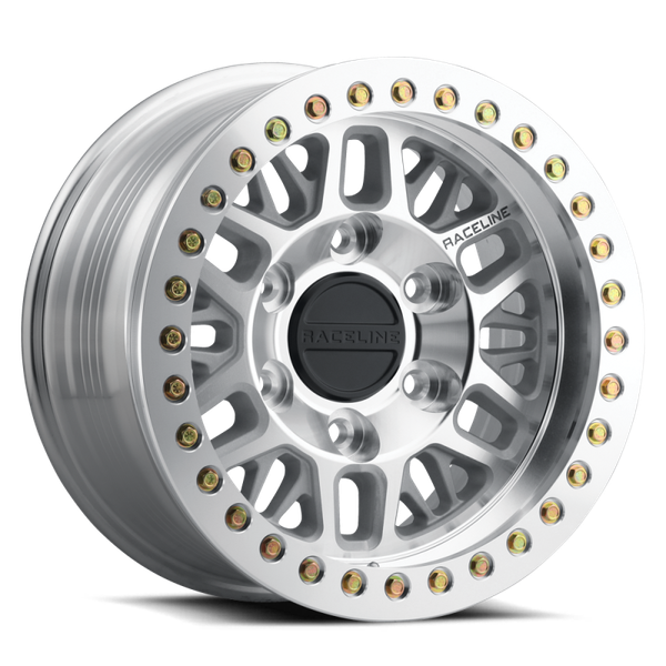 Raceline RT951M Ryno Machined Wheel 17x9 | 5x127 BC (5x5) | -38 Offset - fits Jeep Wrangler JL 2018-2026, Jeep Wrangler JK 2007-2018, Jeep Gladiator JT 2020-2026, Jeep Commander 2006-2010, Chevrolet C/K1500 2WD 1967-1998, and 7 more