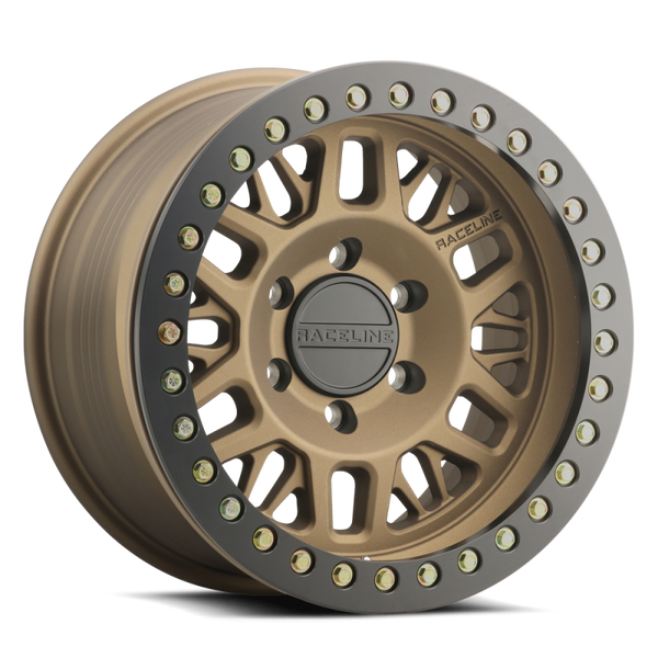 Raceline RT951B Ryno Bronze Wheel 17x9 | 8x165.1 BC (8x6.5) | -38 Offset - fits Ram 2500 1994-2026, Ram 3500 SRW 1994-2026, Chevrolet Silverado 2500 (pre-2011), Chevrolet Silverado 3500 (pre-2011), GMC Sierra 2500 (pre-2011), and 6 more