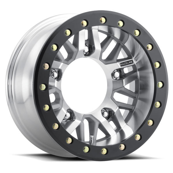 Raceline RT260M Ryno 17x6.5in / 5x205 BP / -19mm Offset / 83.82mm Bore - Machined Beadlock Wheel
