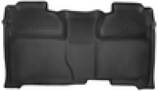 Husky Liners X-act Contour 2nd Row Floor Liners, Black for 2014-2015 Chevy Silverado Crew Cab - Part #53901