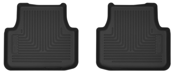 Husky Liners X-act Contour Floor Liners (2nd Row Seating), Black for 9 Volkswagen Jetta 4 Door Sedan - Part #54761