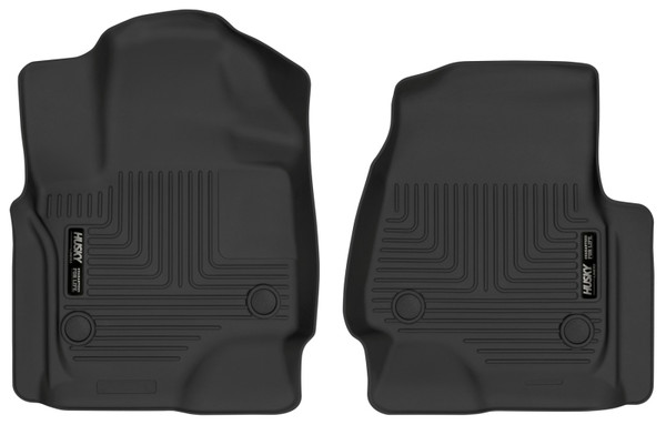 Husky Liners X-act Contour Front Floor Liners, Black for 2018-2019 Ford Expedition / 2018-2019 Lincoln Navigator - Part #54651