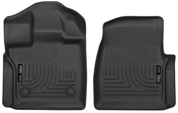 Husky Liners X-act Contour Floor Liners, Black for 2015+ Ford F-150 Standard Cab - Part #52751