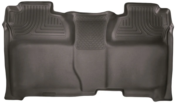 Husky Liners X-act Contour Cocoa 2nd Row Seating Floor Liner for 2014-2017 Chevrolet Silverado 1500 Crew Cab - Part #53900