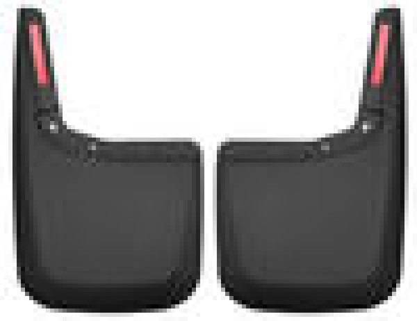 Husky Liners Custom-Molded Mud Guards Rear Mud Guards, Black for 2015-2020 Ford F-150 w/o Fender Flares - Part #59441