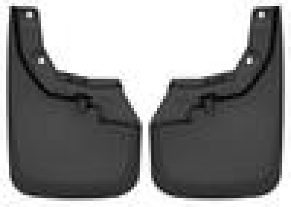 Husky Liners 2016 Toyota Tacoma w/ OE Fender Flares Custom Molded Front Mud Guards - Black