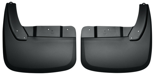 Husky Liners Custom-Molded Mud Guards, Black for 2010-2012 Dodge Ram 3500 Dually - Part #57181