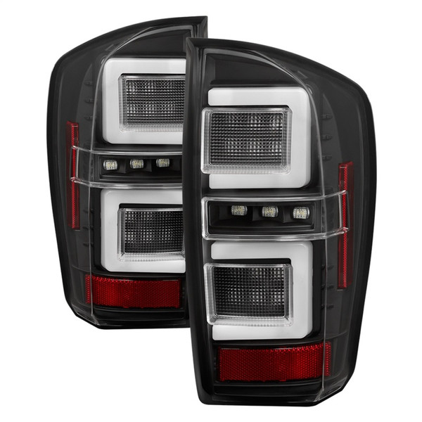 Spyder 2016-2023 Toyota Tacoma LED Tail Lights - Black (ALT-YD-TT16-LED-BK)