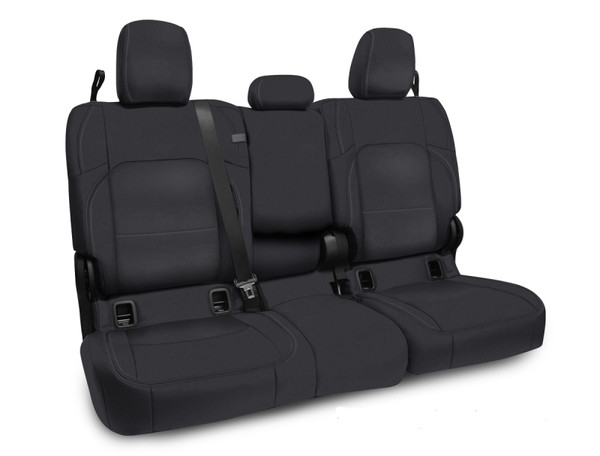PRP 2020-2023 Jeep Gladiator JT Rear Bench Cover with Leather Interior - All Black