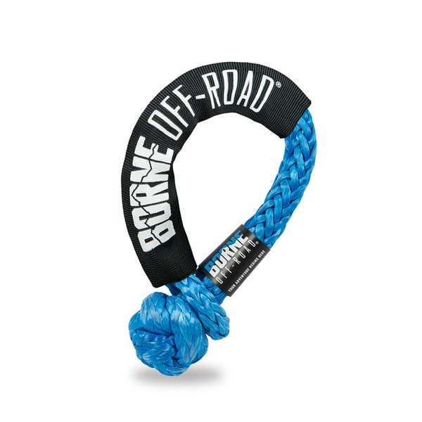 Mishimoto Recovery Gear, Blue | 1/2in X 20in Soft Shackle | BNSS-12-BL