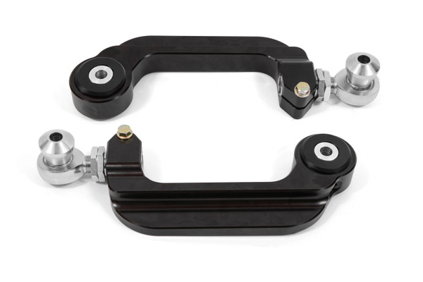 Shop in-stock special deals on BMR 2015-2023 S550 Mustang (2024+ S650 Mustang) Billet Aluminum Camber Links Adjustable (Delrin/Rod ends) - Black Anodized - UCA763 from JustBoltOns.com. Military & First Responder Discounts Available.