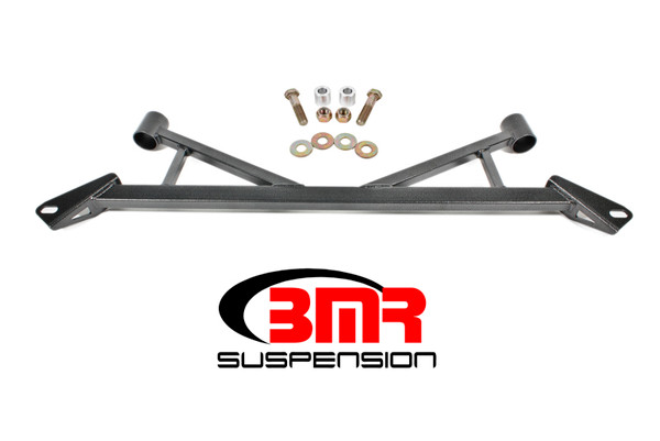 Shop in-stock special deals on BMR 2015-2023 S550 Mustang (2024+ S650 Mustang) Front 4-Point Subframe Chassis Brace - Black Hammertone - CB006H from JustBoltOns.com. Military & First Responder Discounts Available.