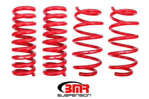 Shop in-stock special deals on BMR 2008-2023 Dodge Challenger Lowering Springs 1.25in Drop - Set of 4 - Red - SP110R from JustBoltOns.com. Military & First Responder Discounts Available.