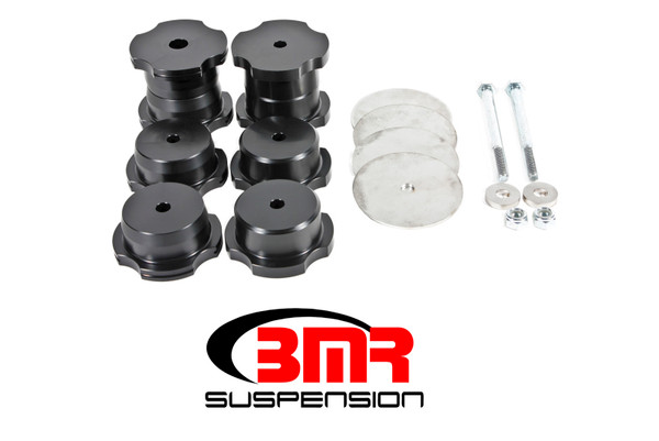 Shop in-stock special deals on BMR 2016-2024 6th Gen Camaro Rear Cradle Bushing Kit (Delrin) - Black - BK062 from JustBoltOns.com. Military & First Responder Discounts Available.