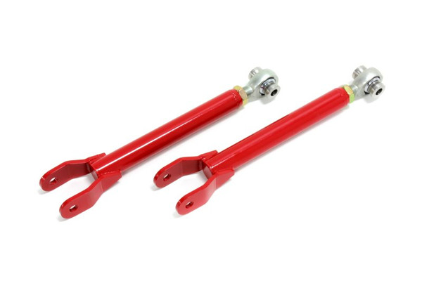 Shop in-stock special deals on BMR 2010-2015 5th Gen Camaro Trailing Arms Rear w/ Single Adj. Rod Ends - Red - TCA033R from JustBoltOns.com. Military & First Responder Discounts Available.