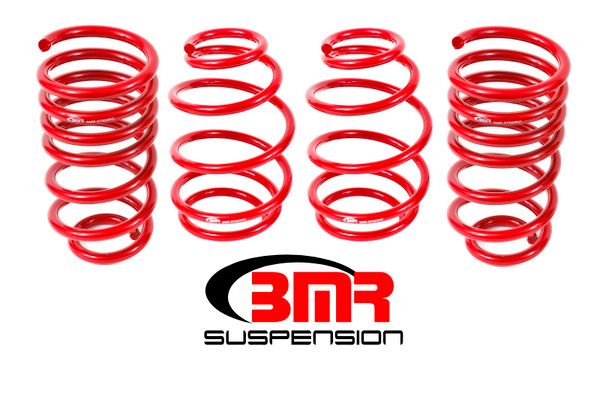 Shop in-stock special deals on BMR 2010-2015 5th Gen Camaro V8 Lowering Spring Kit (Set Of 4) - Red - SP022R from JustBoltOns.com. Military & First Responder Discounts Available.