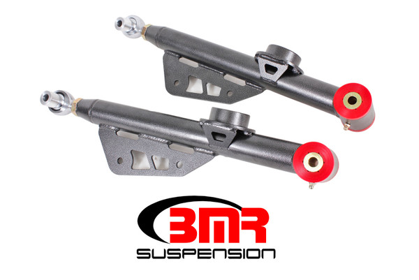 Shop in-stock special deals on BMR 1999-2004 Mustang Single Adj. Lower Control Arms / Rod End (Polyurethane) - Black Hammertone - TCA053H from JustBoltOns.com. Military & First Responder Discounts Available.