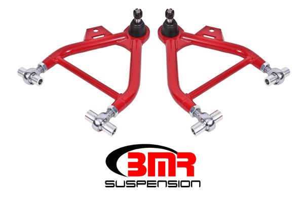 Shop in-stock special deals on BMR 1979-1993 Fox Mustang Lower A-Arms (Coilover Only) w/ Adj. Rod End and STD. Ball Joint - Red - AA036R from JustBoltOns.com. Military & First Responder Discounts Available.