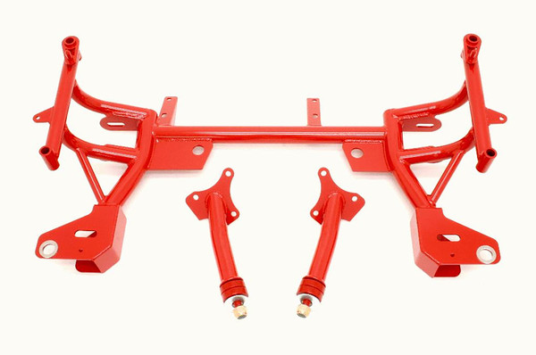 Shop in-stock special deals on BMR 1993-2002 GM F-Body (Camaro, Firebird, WS6) K-Member w/ Turbo SBC/BBC Motor Mounts and Pinto Mounts - Red - KM015-1R from JustBoltOns.com. Military & First Responder Discounts Available.