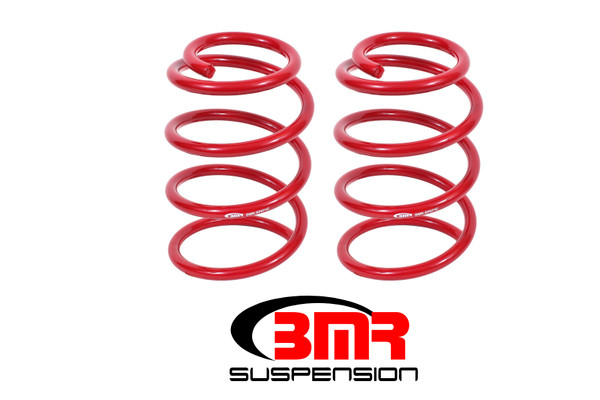 Shop in-stock special deals on BMR 2007-2014 Shelby GT500 Front Performance Version Lowering Springs - Red - SP071R from JustBoltOns.com. Military & First Responder Discounts Available.