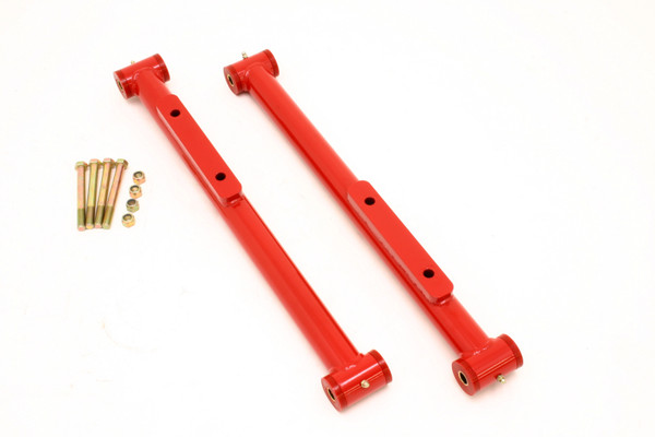 Shop in-stock special deals on BMR 1991-1996 Impala SS | Caprice (B-Body) Non-Adj. STD. Length Lower Control Arms (Polyurethane) - Red - TCA009R from JustBoltOns.com. Military & First Responder Discounts Available.