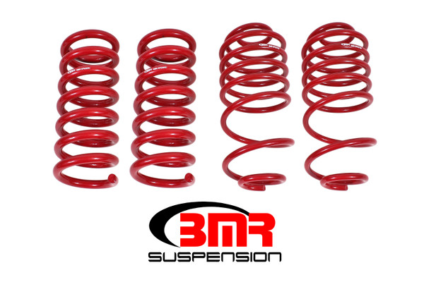 Shop in-stock special deals on BMR 1978-1987 Grand National | Regal | Monte Carlo | El Camino | Malibu | Cutlass | Grand Prix (G-Body) Lowering Spring Kit (Set Of 4) - Red - SP035R from JustBoltOns.com. Military & First Responder Discounts Available.