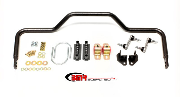 Shop in-stock special deals on BMR 1964-1972 Grand Sport | Skylark | El Camino | Chevelle | Malibu | Monte Carlo | Cutlass | 442 | Lemans | GTO (A-Body) Rear Pro-Touring Style Hollow 1.125in Sway Bar Kit - Black Hammertone - SB035H from JustBoltOns.com. Military & First Responder Discounts Available.