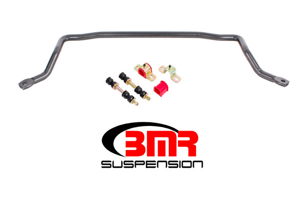 Shop in-stock special deals on BMR 1978-1987 Grand National | Regal | Monte Carlo | El Camino | Malibu | Cutlass | Grand Prix (G-Body) Front Solid 1.25in Sway Bar Kit w/ Bushings - Black Hammertone - SB020H from JustBoltOns.com. Military & First Responder Discounts Available.