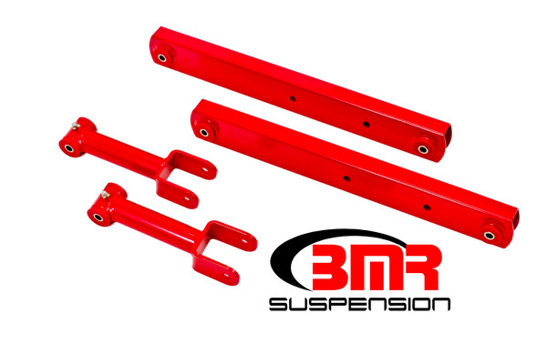 Shop in-stock special deals on BMR 1968-1972 Grand Sport | Skylark | El Camino | Chevelle | Malibu | Monte Carlo | Cutlass | 442 | Lemans | GTO (A-Body) Non-Adj. Rear Suspension Kit - Red - RSK012R from JustBoltOns.com. Military & First Responder Discounts Available.