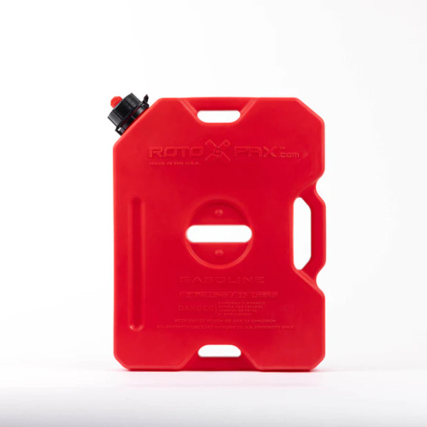 RotopaX 2 Gallon (GEN2) Red Liquid Storage Container (Designed To Hold Gas) - Bolt-On / Free Standing (Mount Kit Not Included) - RXX-2G