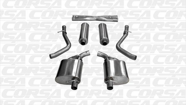 Corsa 14972 Sport  Dual Rear Cat-Back for 2015-2021 Chrysler 300  5.7L V8