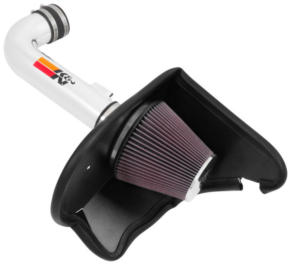 K&N 2016-2024 Chevy Camaro 3.6L Silver Typhoon Short Ram Intake