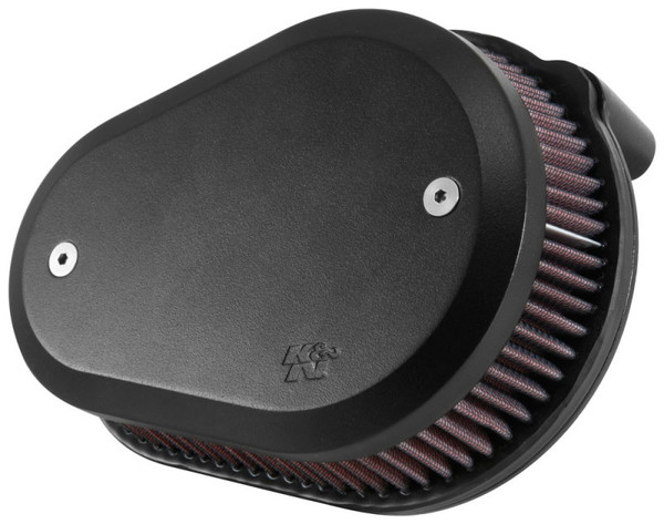 K&N  00-16 Harley Davidson Street Metal Intake System Flare Black