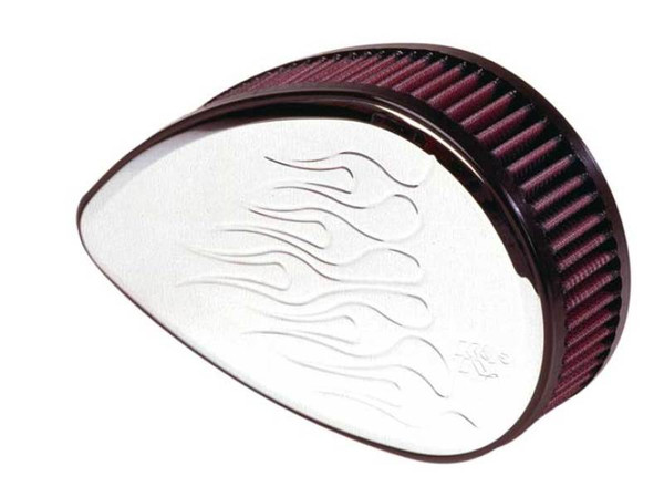 K&N H/D Sportster Filter Kit Teardrop Flamed SPECIAL ORDER Intake Sys-Harley Davidson
