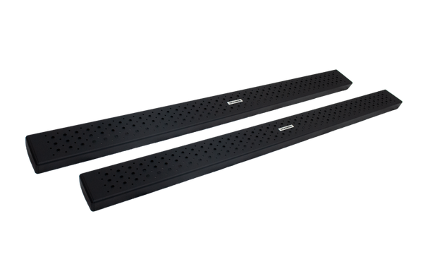 Go Rhino HD SideSteps - Textured Black - 80in