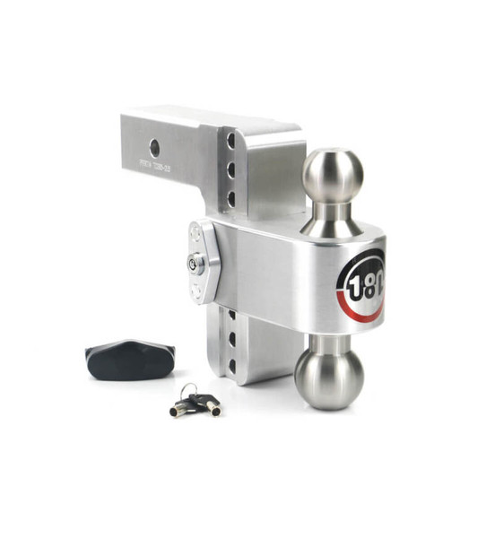 Weigh Safe 180 Hitch 6in Drop Hitch & 2.5in Shank (10K/18.5K GTWR) - Aluminum weiLTB6-2.5