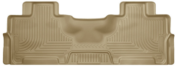 Husky Liners WeatherBeater 2nd Row Floor Liner, Tan for 2007-2017 Ford Expedition/Lincoln Navigator - Part #14363