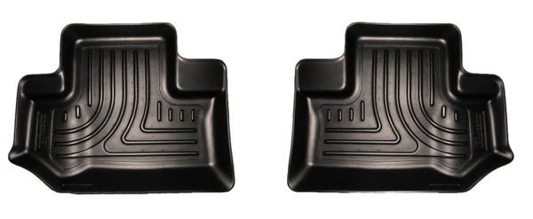 Husky Liners WeatherBeater 2nd Row Seating Floor Liner, Black for 2011-2014 Jeep Wrangler 2 Door - Part #19041