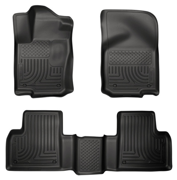 Husky Liners WeatherBeater Combo Floor Liners, Black for 2012-2015 Mercedes ML350 - Part #98981
