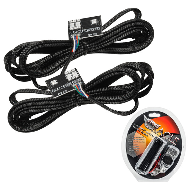 Oracle 2020-2024 Chevy Corvette C8 RGB+A Headlight DRL Upgrade Kit - ColorSHIFT - RF